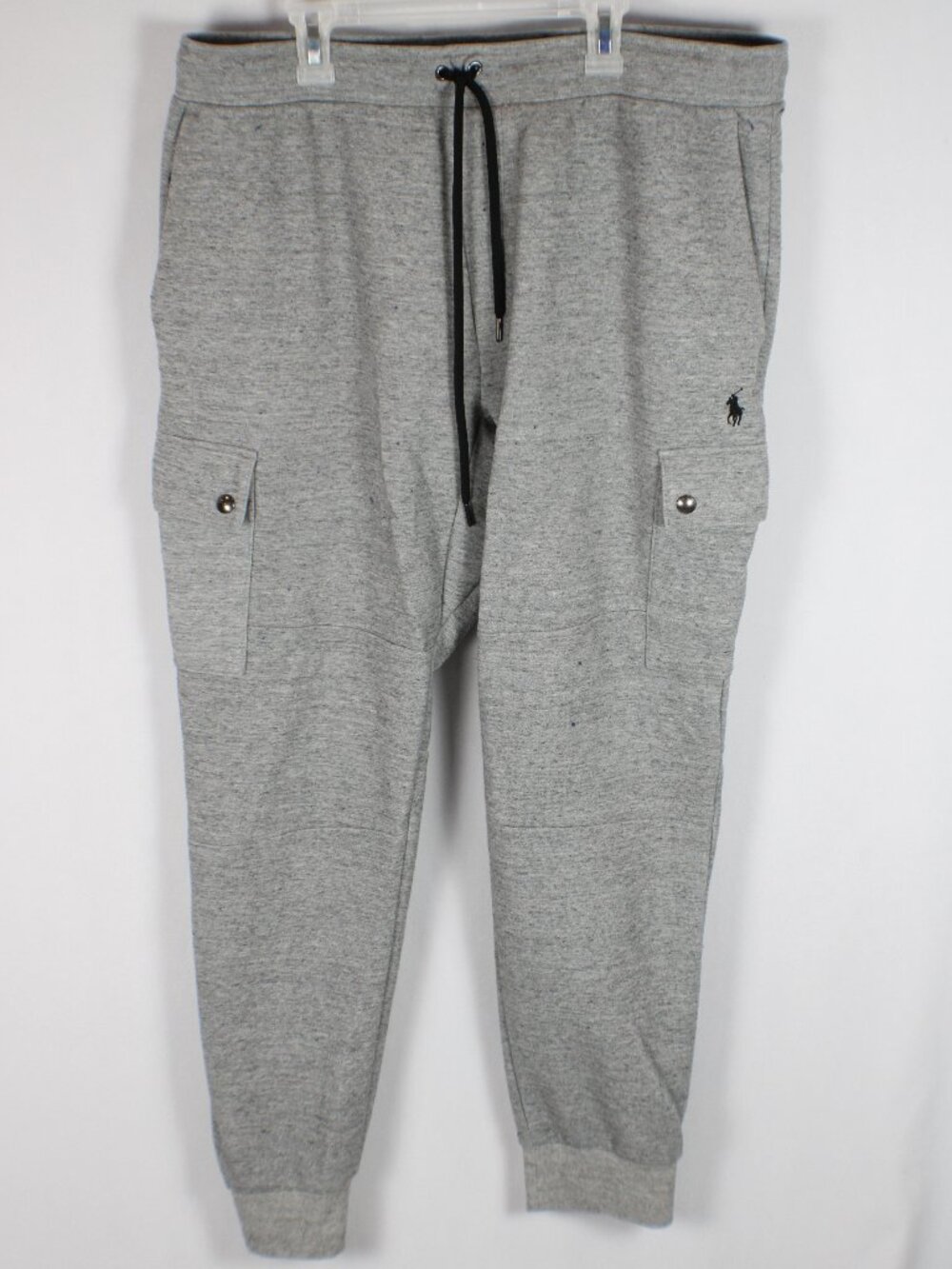 Polo Ralph Lauren Men’s Gray Fleece Cargo Joggers Sweatpants XL